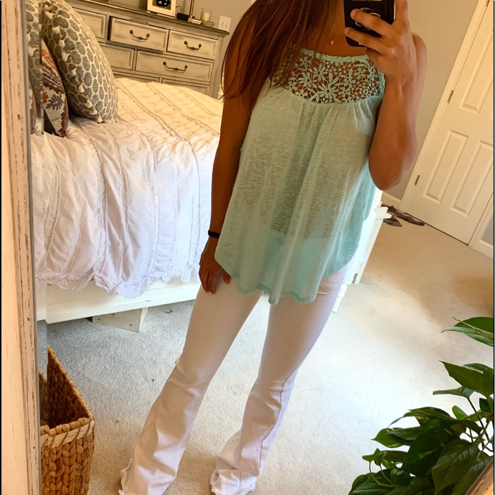 Turquoise Halter Top